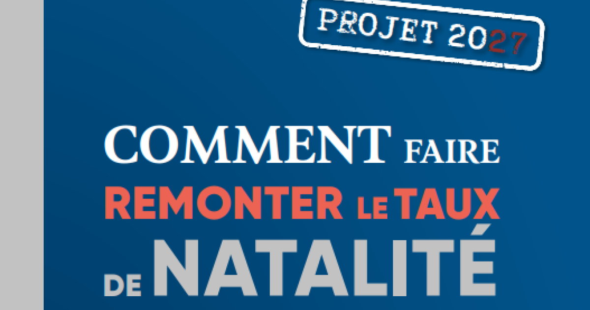 Comment faire remonter le taux de natalité en France | Fondation IFRAP